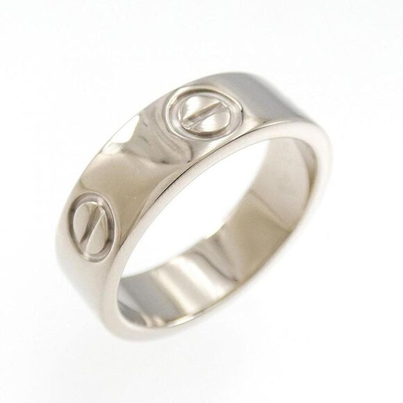 Cartier Love  Ring  Eu 49 white Gold - Picture 1 of 4
